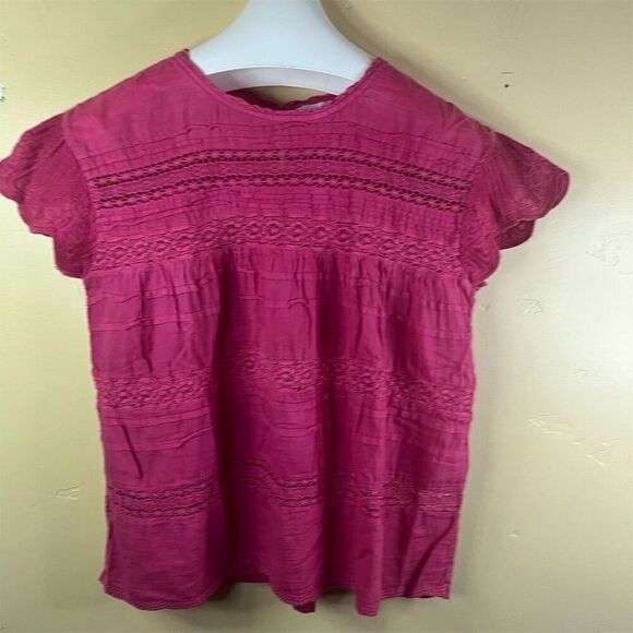 Sundance (3) Aria Eyelet BUNDLE Three Size Small Boho Women's Lace Blouse - Picture 5 of 16